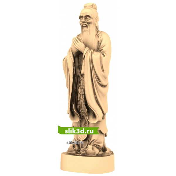 3D STL модель мудреца для ЧПУ