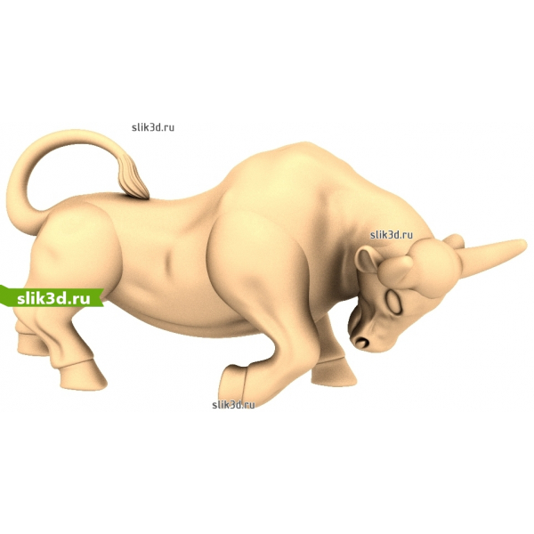 3D модель STL для ЧПУ Могучий Бык