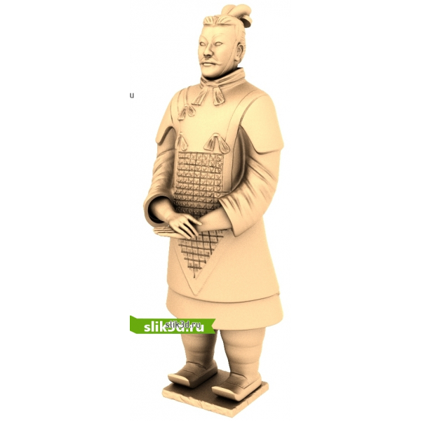 Терракотовый Воин 3D STL Модель