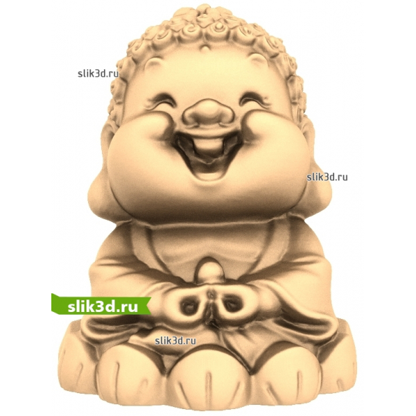 Счастливый Будда - 3D модель STL для ЧПУ