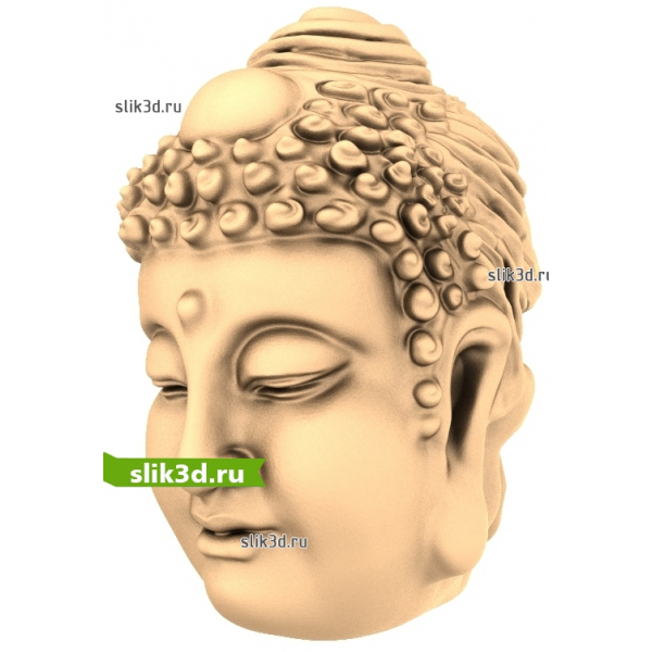 3D модель STL для ЧПУ - Просветлённый Будда