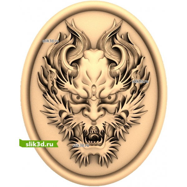 Дракон Востока - 3D STL Модель для ЧПУ