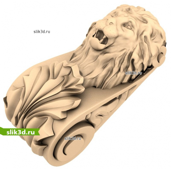 Кронштейн Левиафан 3D модель STL для фрезеровки