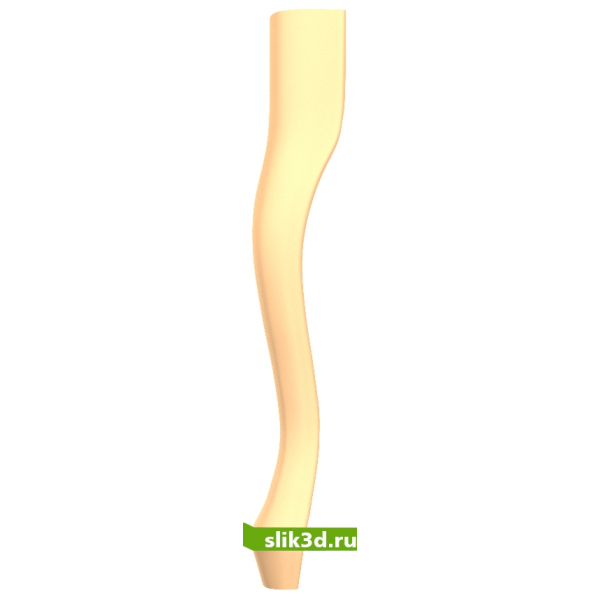 Ножка для мебели 3D модель STL для ЧПУ