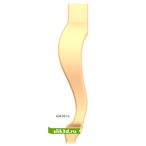 3D Модель Грациозная ножка для мебели в STL формате