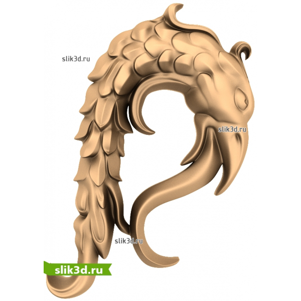 3D STL Модель Декора Дракон
