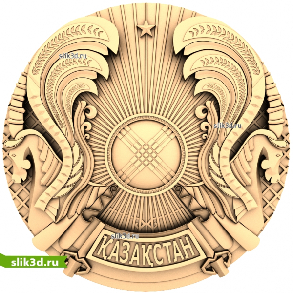 Герб Казахстана 3D модель STL