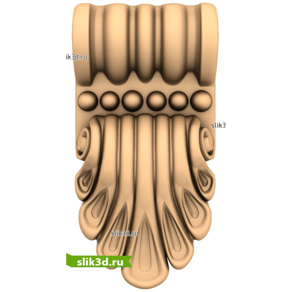 3D Модель Классическая Капитель