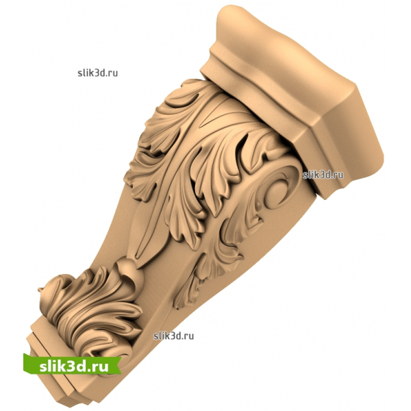 3D модель кронштейна Лист Венеры в STL формате