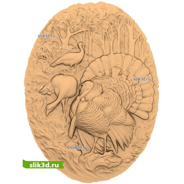 3D Модель STL Лесной Тур для ЧПУ