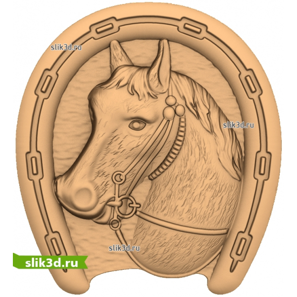 Конь в подкове - 3D STL модель для ЧПУ