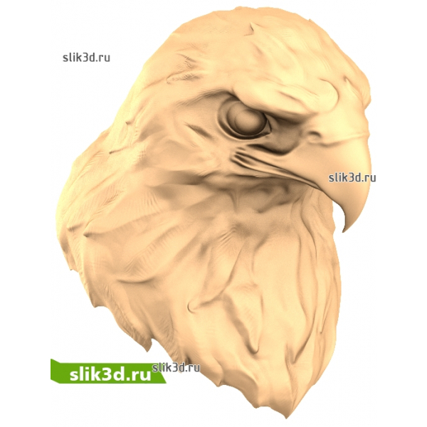 3D модель Голова Орла STL для ЧПУ