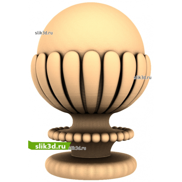 Классическая Урна - STL 3D Модель для ЧПУ