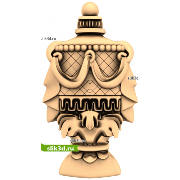 Барочный Картуш - 3D модель STL для ЧПУ фрезера