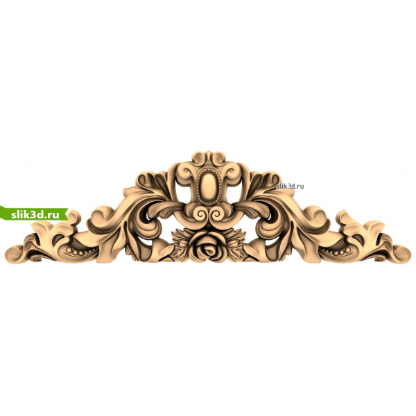 Роскошное Цветение: 3D STL Модель Декора для ЧПУ