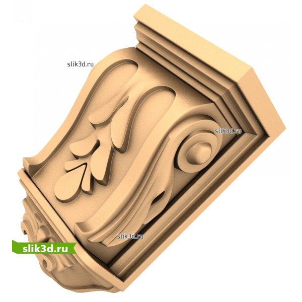 3D Модель Кронштейна для ЧПУ