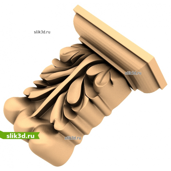 Кронштейн Классика Жизни STL 3D модель для ЧПУ