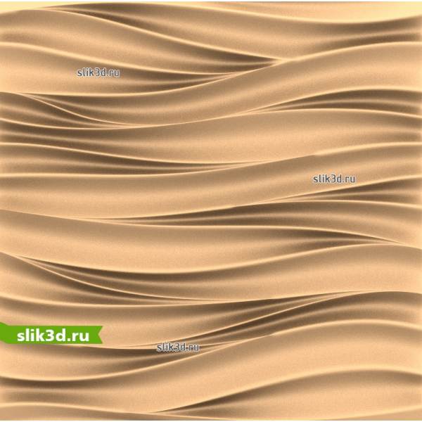 Волнующие Дюны: 3D модель STL для ЧПУ