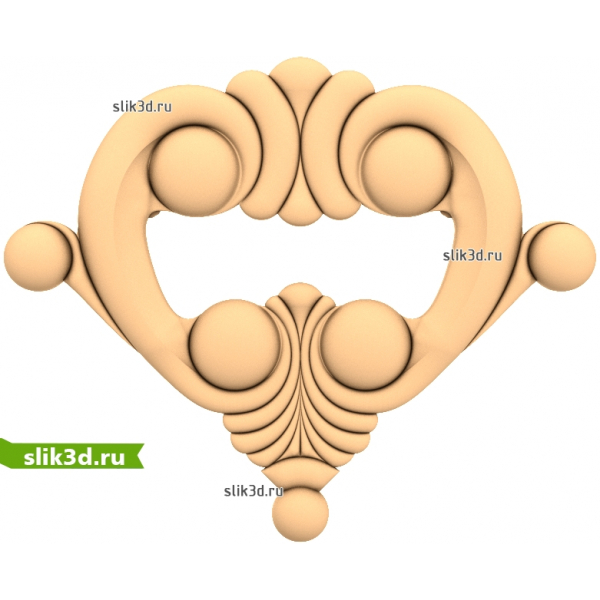 Декоративный кронштейн для ЧПУ (STL модель)