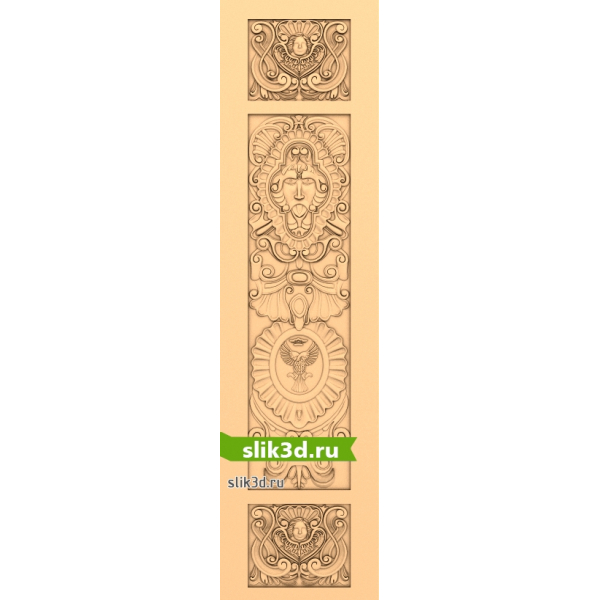 Декоративная панель Классическая грация - STL модель