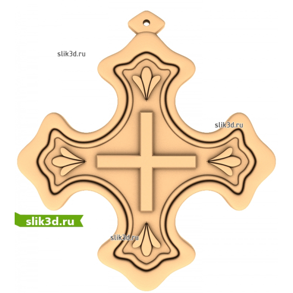 Декоративный Крест 3D STL
