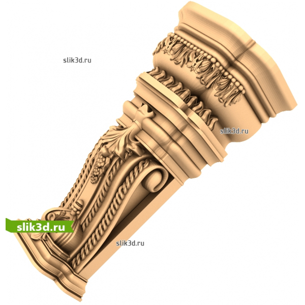 3D Модель Капители для ЧПУ в STL формате