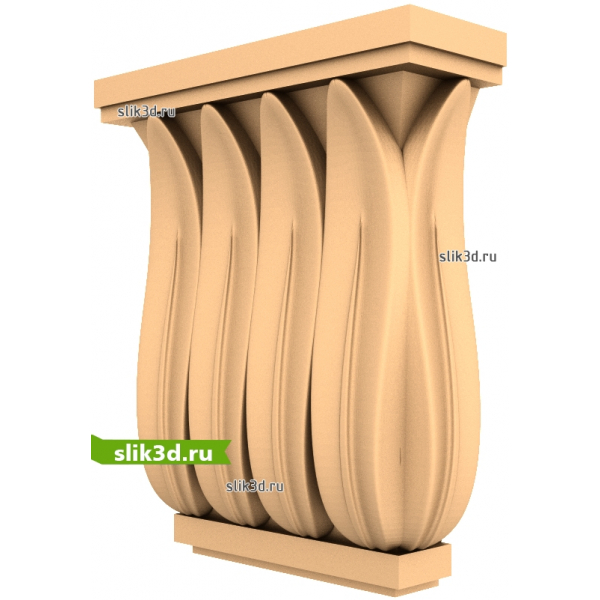 Волнистый орнамент для ЧПУ станка 3D STL