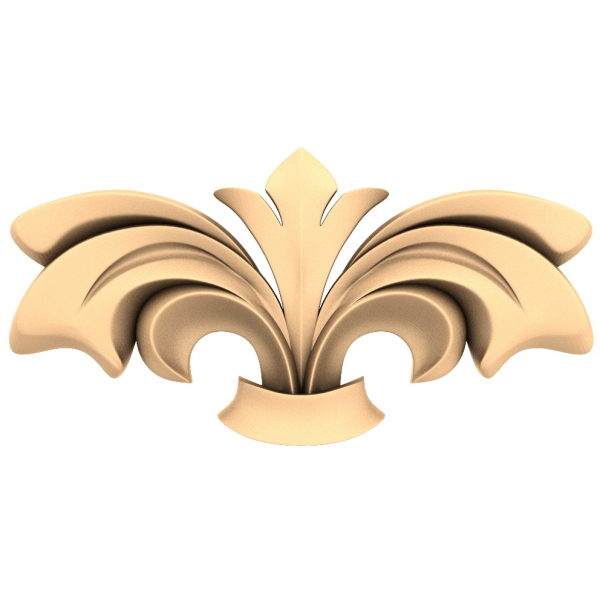 Орнамент Акант - STL 3D модель для ЧПУ