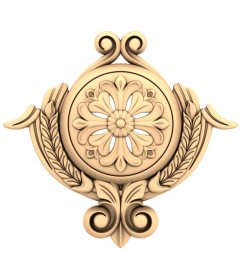 Элегантная цветочная розетка