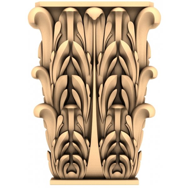 Классическая капитель - 3D модель в STL формате