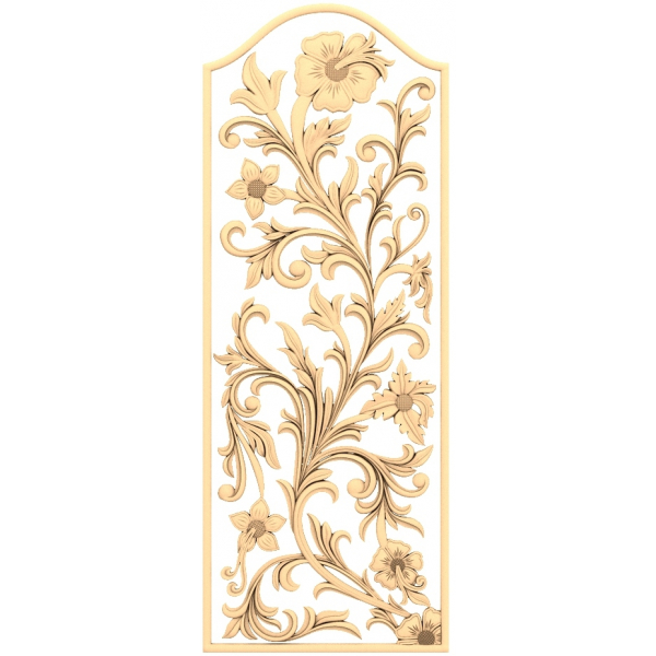 Цветочное великолепие - 3D модель для ЧПУ