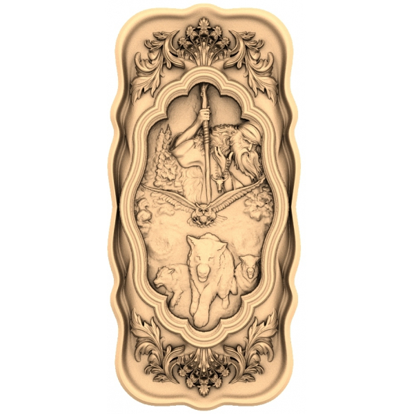 Страж Лесов - 3D STL модель для ЧПУ