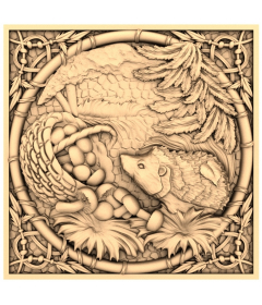 Ёжик у Корзины