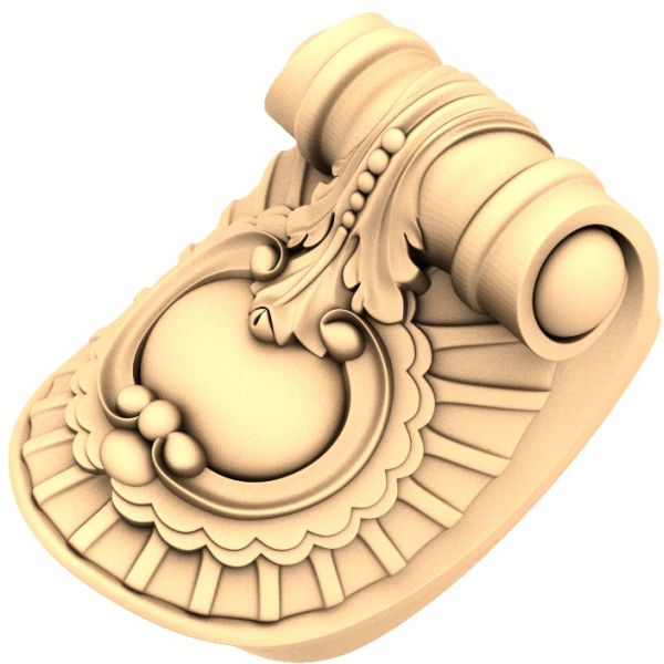 Декоративный кронштейн 3D модель STL