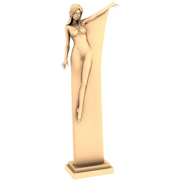 3D модель STL Дева рассвета для ЧПУ