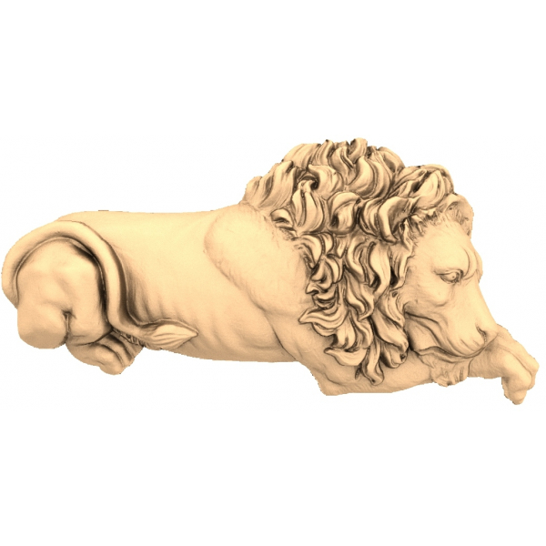 Царственный Лев - 3D STL модель для ЧПУ