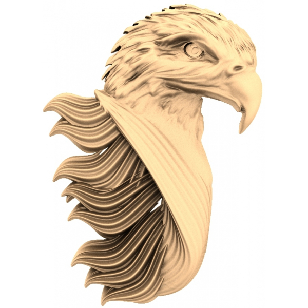 3D Модель Парящий Орёл для ЧПУ