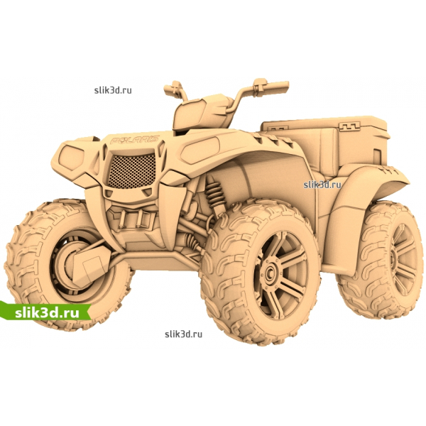 Квадроцикл 3D Модель STL для ЧПУ