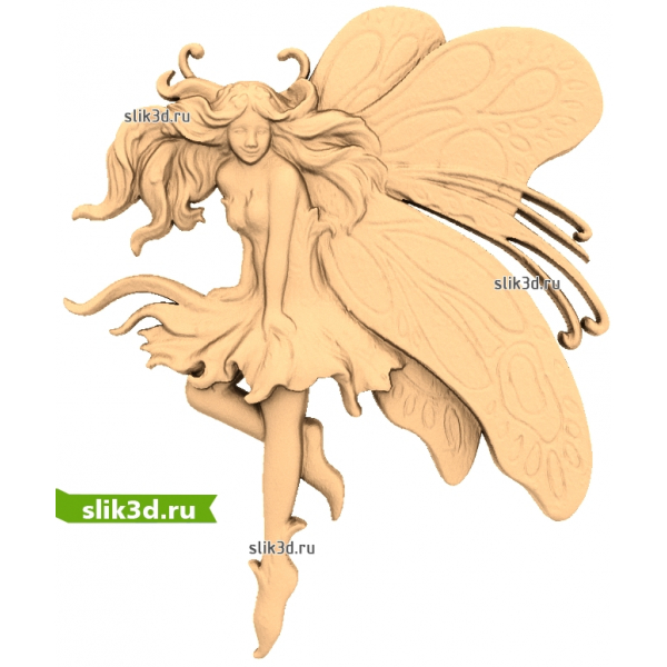 Танцующая Фея - 3D STL модель для ЧПУ