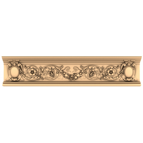 Декоративная панель Ренессансный Орнамент 3D модель STL