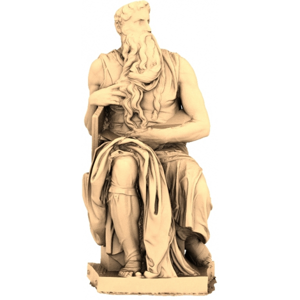 3D модель Моисей STL для ЧПУ