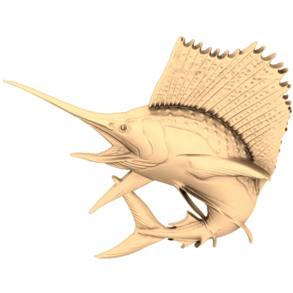 STL 3D модель Грация Парусника для ЧПУ