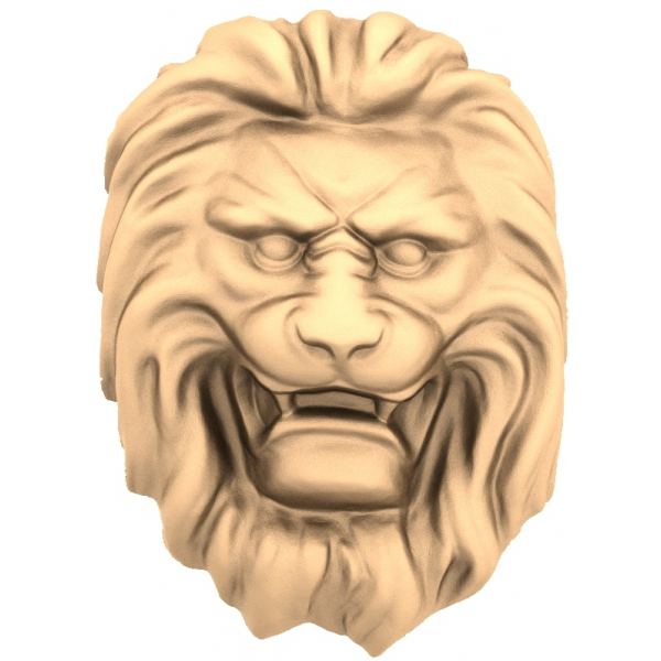 3D модель львиной головы STL для ЧПУ
