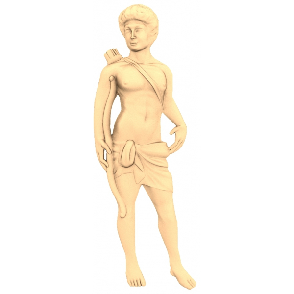 3D модель Статуэтка Юный Охотник для ЧПУ