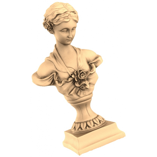 Бюст Элегантная Леди - STL 3D модель для ЧПУ