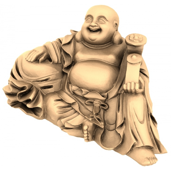 3D модель Смеющегося Будды для ЧПУ