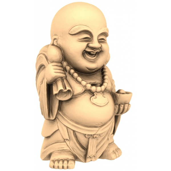 Улыбающийся Будда 3D модель STL для ЧПУ