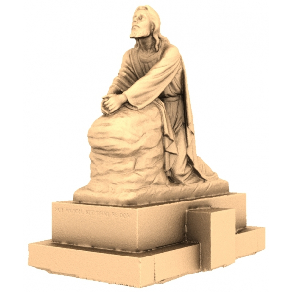 3D модель Молящегося Христа для ЧПУ