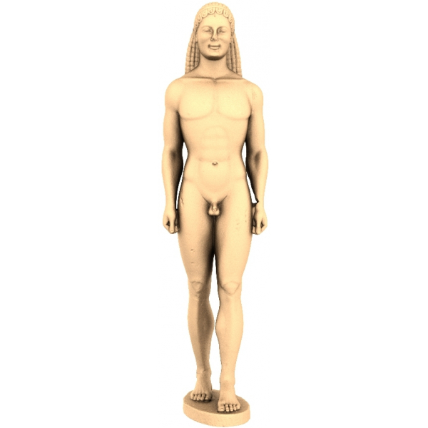 Курос - 3D модель STL для ЧПУ станка