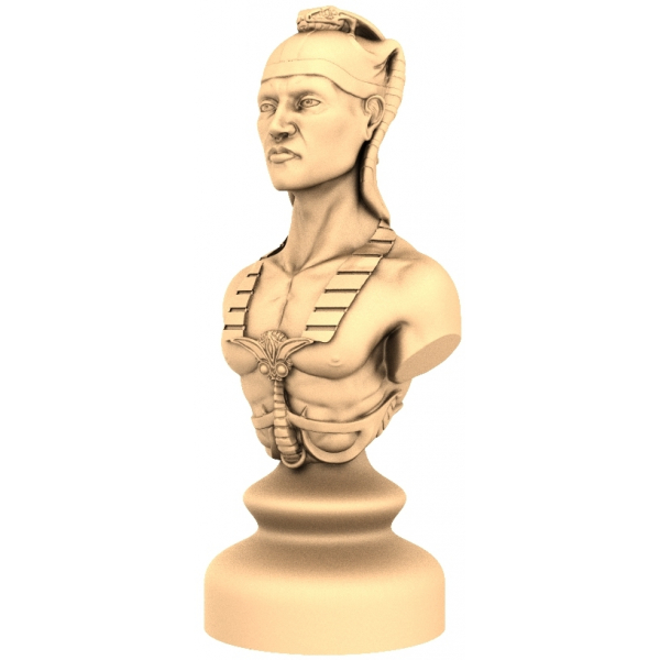 Фараон Сфинкс - 3D модель для ЧПУ